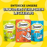 DREAMIES SHAKE UPS Multiwitaminowe przysmaki z owoców morza dla kotów w porcjowanych saszetkach - 55g (6 saszetek)