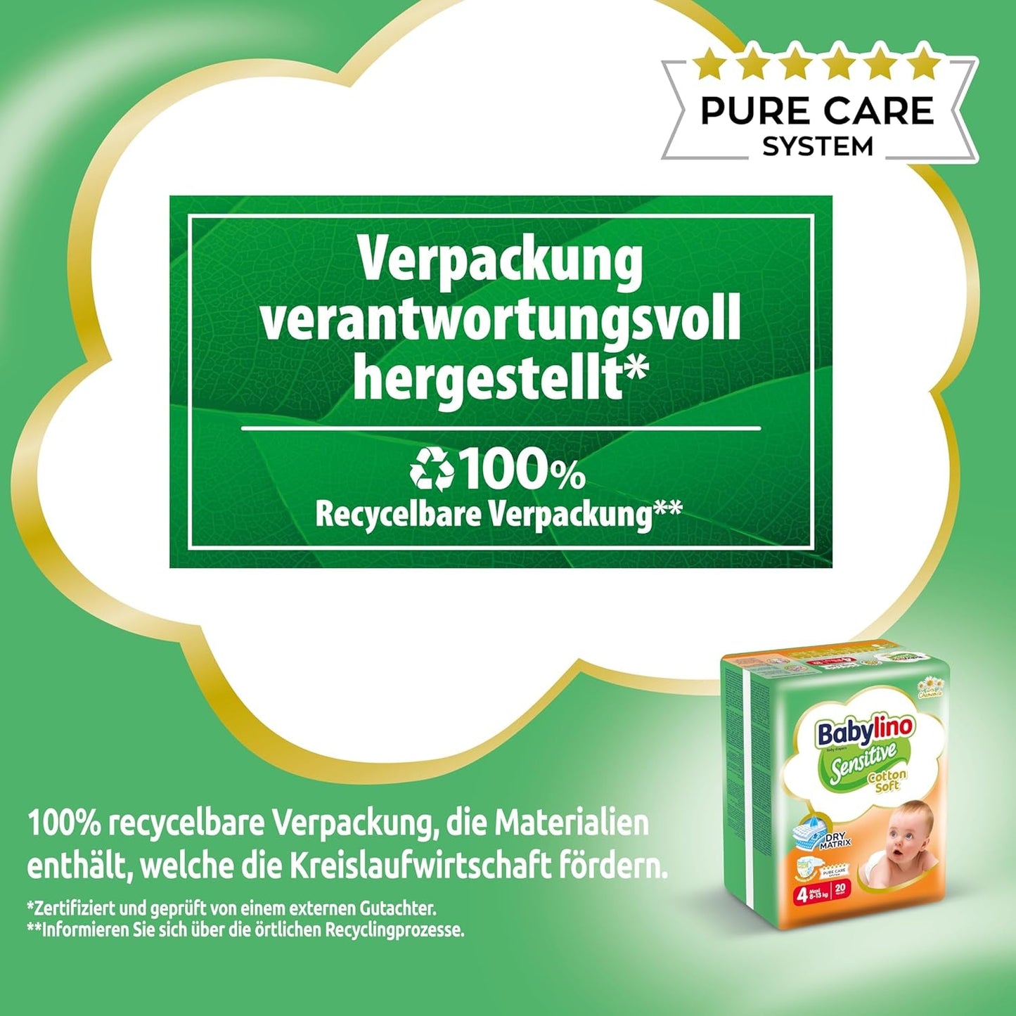Pieluszki dziecięce Sensitive rozmiar 4, Maxi (8-13 kg), 20 sztuk