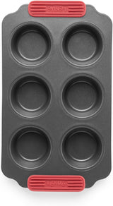 Lékué Muffin-Backform, Antihaftbeschichte, Metall, 6 Mulden Formy i blachy do pieczenia Naty Shop