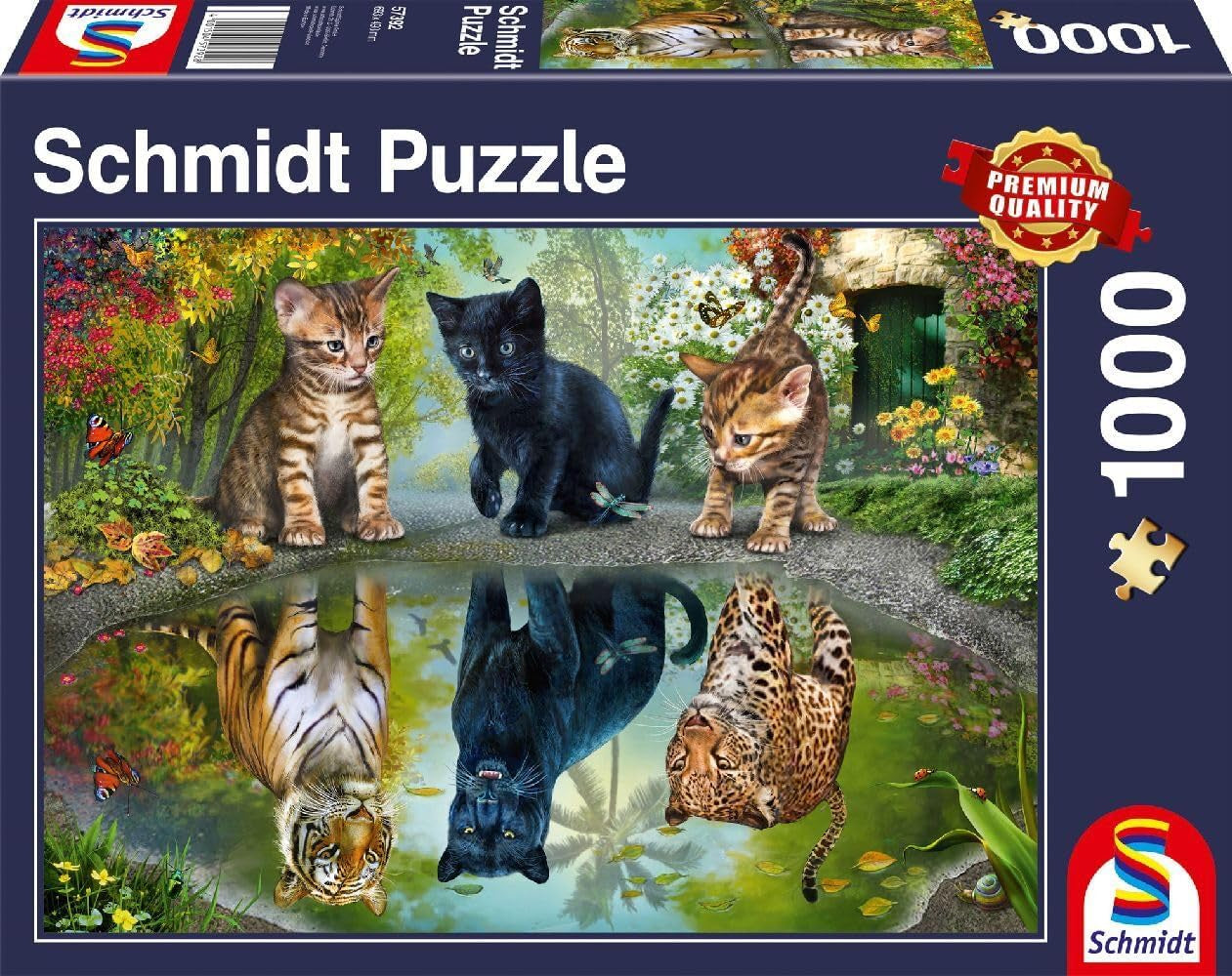 Schmidt Spiele 57392 Dream Big, koty, układanka 1000 elementów Puzzle Naty Shop Domyślny tytuł