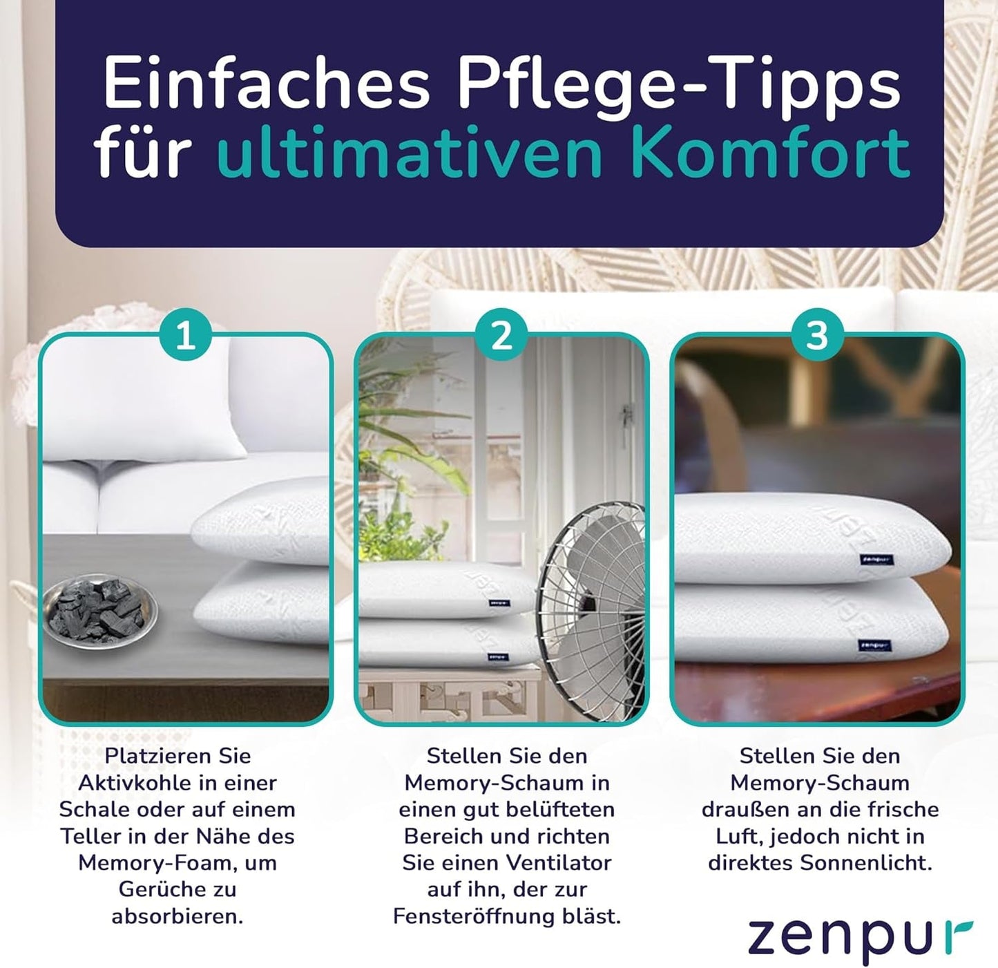 Zestaw 2 poduszek pod szyję 40X60-13Cm - Ergonomiczna poduszka do spania na szyję i ramiona, certyfikat Oeko-Tex Poduszki ortopedyczne szyjne Naty Shop
