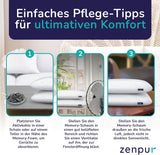 Zestaw 2 poduszek pod szyję 40X60-13Cm - Ergonomiczna poduszka do spania na szyję i ramiona, certyfikat Oeko-Tex Poduszki ortopedyczne szyjne Naty Shop