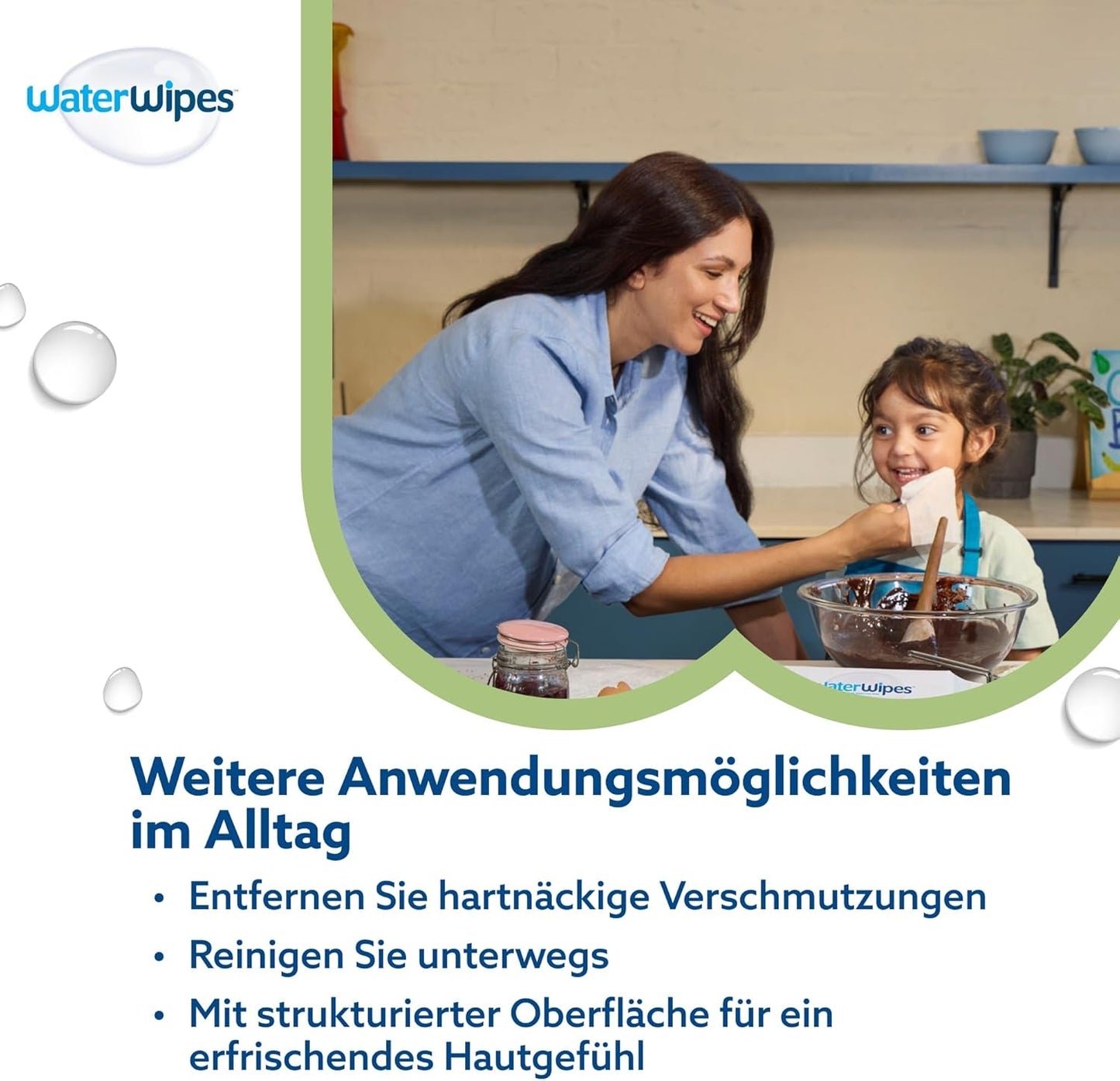 WaterWipes Sensitive+ Chusteczki nawilżane dla niemowląt i małych dzieci, 720 sztuk (12 szt.), 3 w 1 czyszczenie, pielęgnacja, ochrona, 99,9% wody, teksturowane oczyszczanie, bezzapachowy