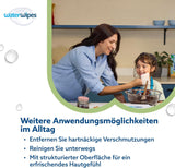 WaterWipes Sensitive+ Chusteczki nawilżane dla niemowląt i małych dzieci, 720 sztuk (12 szt.), 3 w 1 czyszczenie, pielęgnacja, ochrona, 99,9% wody, teksturowane oczyszczanie, bezzapachowy