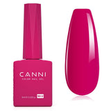 Żelowy lakier do paznokci CANNI, półtrwały, ciemnofioletowy, lakier do paznokci, żel UV, Soak Off, Manicure