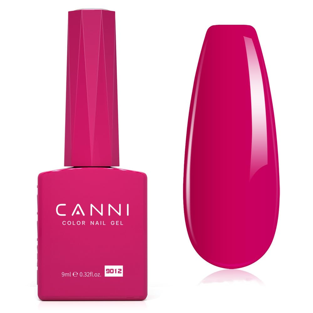 Żelowy lakier do paznokci CANNI, półtrwały, ciemnofioletowy, lakier do paznokci, żel UV, Soak Off, Manicure