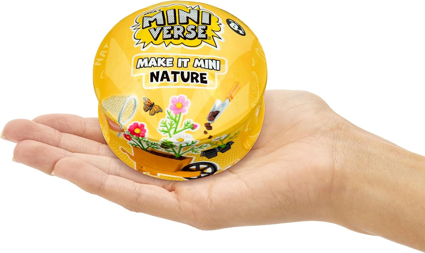 MGA Miniverse Make It Mini Nature Seria 3 - Mini przedmioty kolekcjonerskie, zestaw do rękodzieła, repliki roślin, zabawki, kwiaty, dla kolekcjonerów i dzieci w wieku od 8 lat