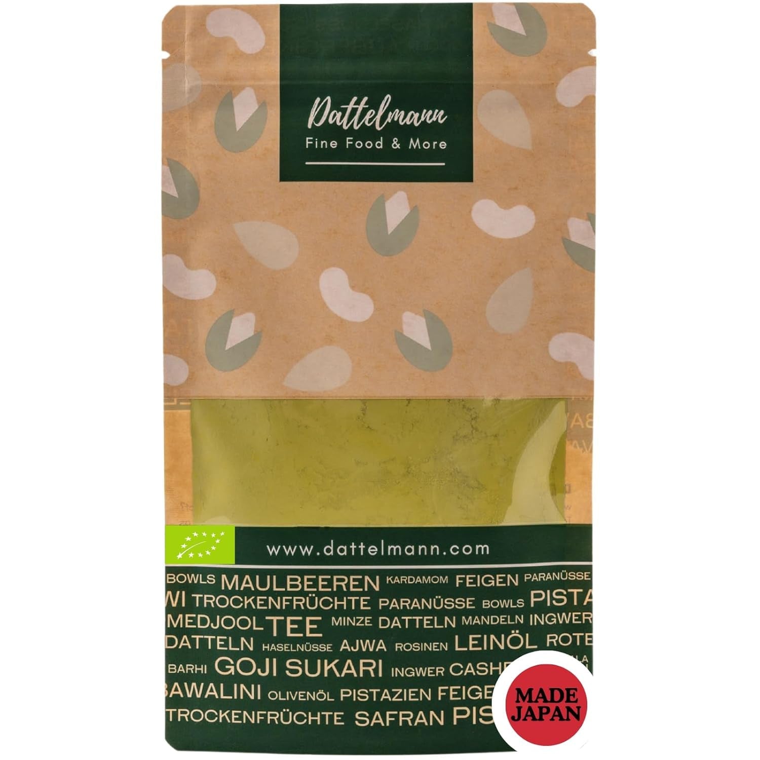 DATTELMANN® - Organiczna herbata Matcha w proszku 100 g – Oryginał z Japonii