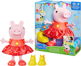 Świnka Peppa Lalka Peppy z błotnistą kałużą - wersja niemiecka, różowe lub różowe lalki Naty Shop