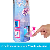 Mattel Disney Zestaw lalek Elsa Fashion Queen Ice, Spin & Reveal z 11 niespodziankami, w tym 5 akcesoriów, 5 naklejek i sceną do zabawy, inspirowaną filmem Disneya, HTG25 Naty Shop Dolls