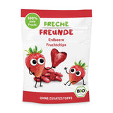 Organiczne chipsy owocowe 100% truskawkowe, liofilizowane chipsy truskawkowe, opakowanie 12 sztuk (12 x 12 g) i chrupiące serca Banan i truskawka Organiczna przekąska dla dzieci i niemowląt (9 x 30 g) 270 g