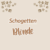 Schogetten Blond Migdał | Biała czekolada z karmelem i kawałkami migdałów | 100 g | Wygodnie porcjowane (opakowanie 2 szt.)