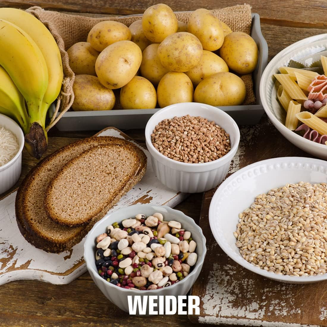 Weider Gourmet Płatki owsiane (1,9 kg) o smaku brownie. Pełnoziarniste płatki owsiane. Źródło białka o niskiej zawartości cukru.