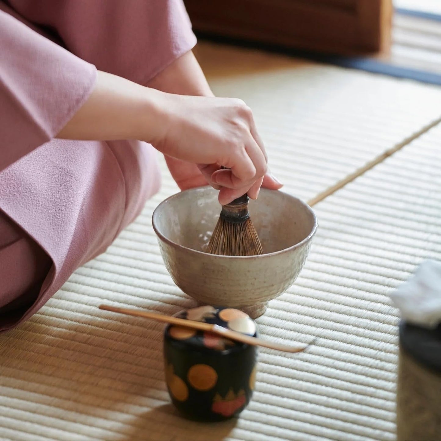 50 g ceremonialnej herbaty Matcha z Japonii – 100% naturalna, wolna od pestycydów i przetestowana – mielona w kamieniu – japońska herbata w proszku Moegi Matcha Premium