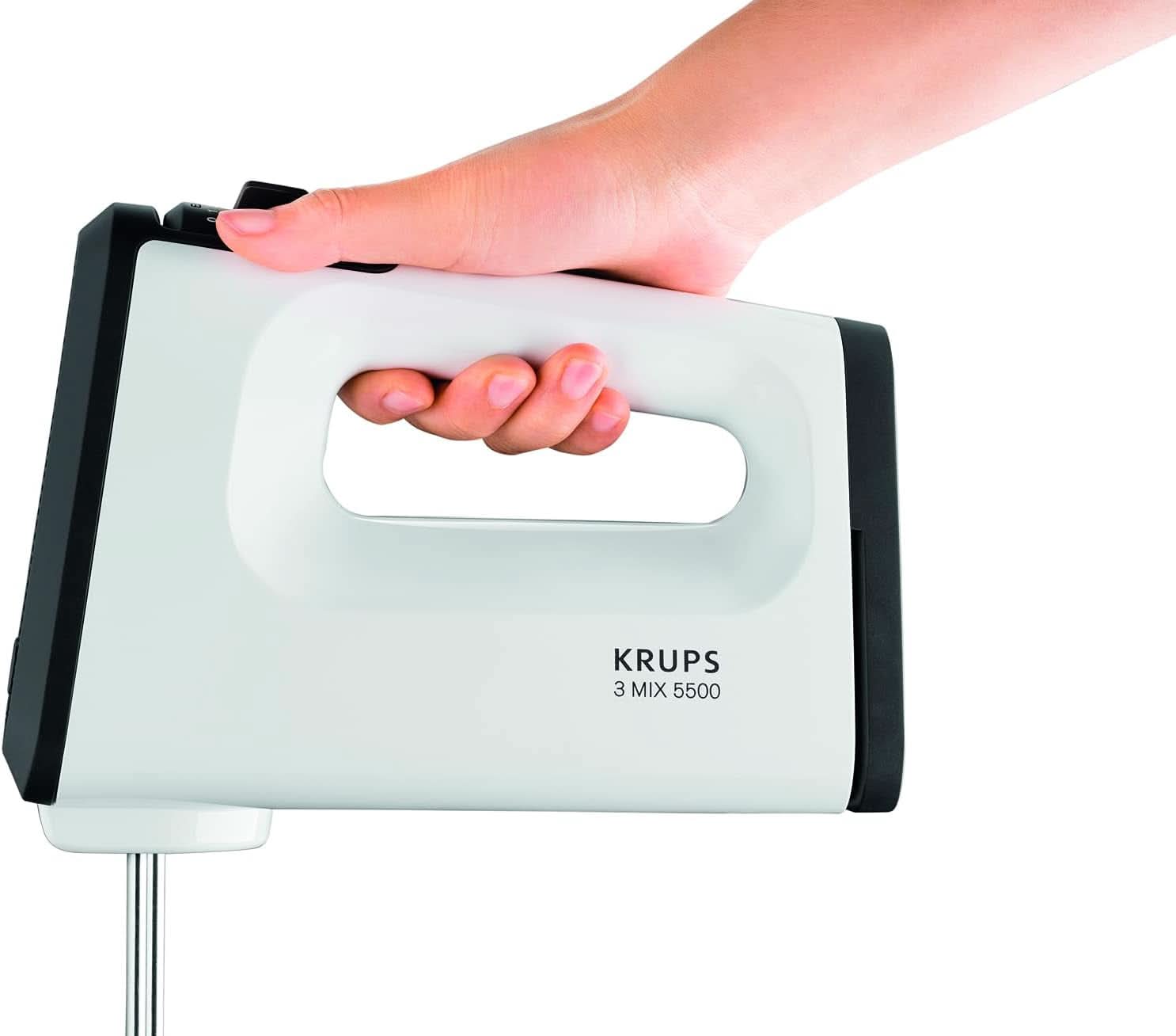 Mikser ręczny Krups 3 Mix GN5021, 500 W, 5 prędkości, ustawienie Turbo Naty Shop