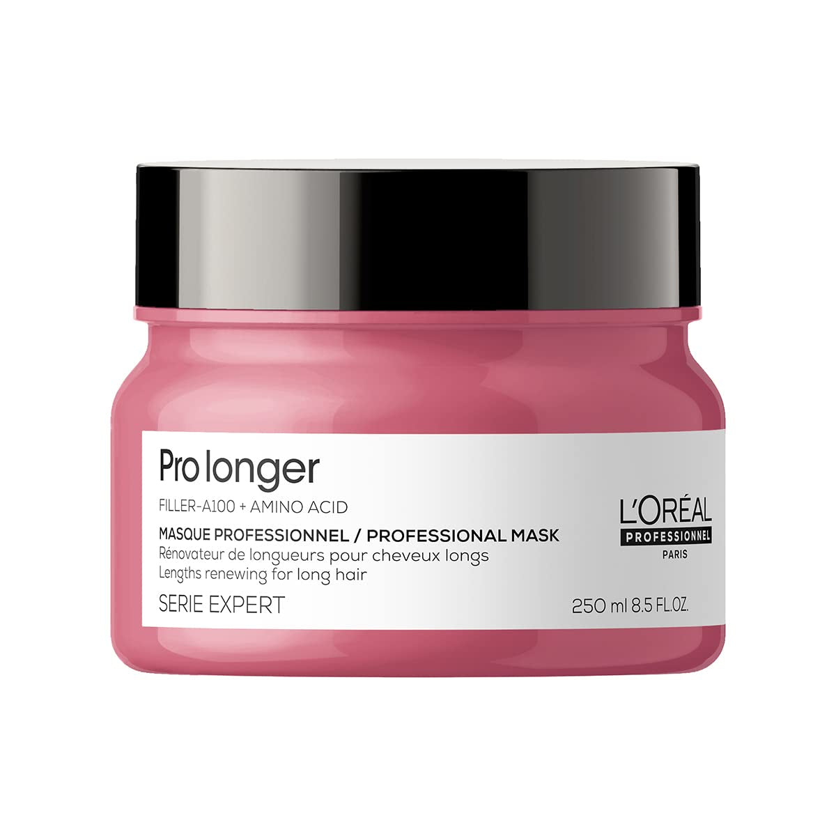 L'Oréal Professionnel Maska wzmacniająca włosy długie i cienkie z wypełniaczem A-100 i aminokwasami, Seria Expert, Pro Longer Mask Maska do włosów Naty Shop 240,97 G (1 opakowanie)