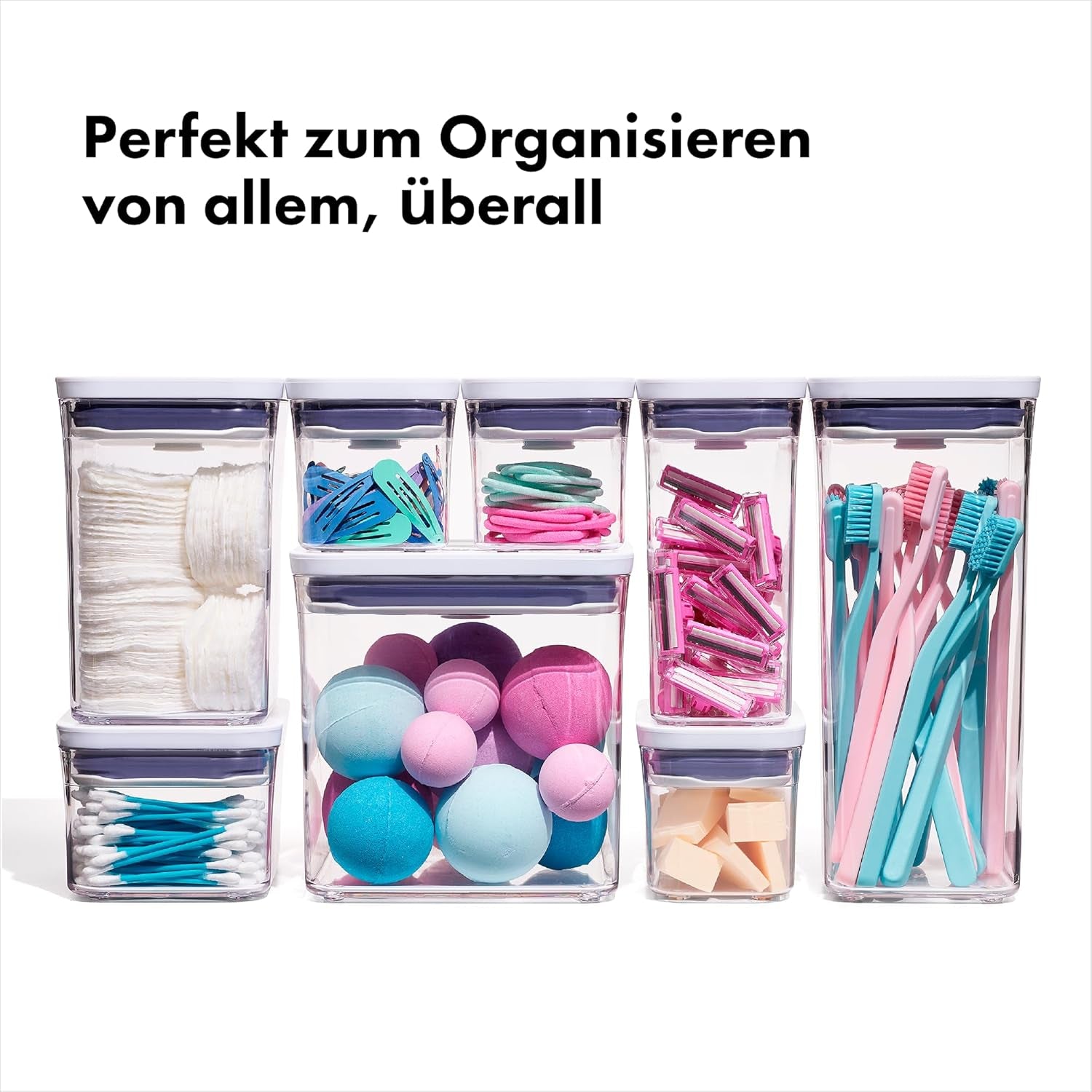 OXO 11236100V1UK Pojemnik do przechowywania żywności, plastikowy, przezroczysty. Pudełka do przechowywania żywności Naty Shop