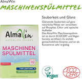 Almawin eco, proszek do mycia naczyń 2,8kg, 112 prań, można dozować dla różnej ilości naczyń Naty Shop