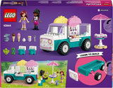 LEGO Friends Ciężarówka z lodami w Heartlake Zestaw do zabawy w udawanie 2 figurki i króliczek Zestaw do budowania 4-letnie dziewczynki Postać z minifigurką Zabawka do budowania 42644 Zestawy do budowania Besuche den LEGO-Store