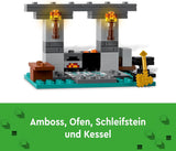 Zestaw LEGO Minecraft Zbrojownia z figurkami bohaterów, zabawkową bronią i figurką Alexa, zabawka akcji dla chłopców i dziewcząt, prezent dla graczy i dzieci w wieku 7 lat 21252 Zestawy do budowania Besuche w sklepie LEGO