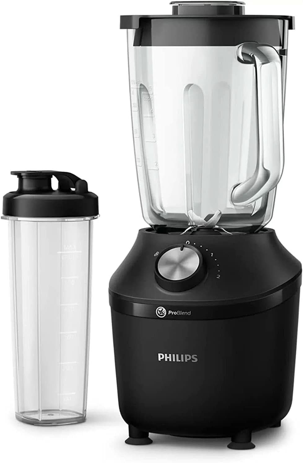Mikser stojący i ekspres do smoothie Philips – 600 W, 2 litry piwa, aplikacja Homeid, 2 funkcje Geschwindigkeitsstufen + funkcja impulsowa, funkcja Problend, funkcja kruszenia lodu (HR2291/41) Kuchnia Naty Shop