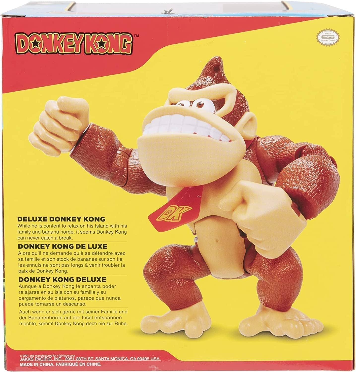 Nintendo SUPER MARIO 15 cm ruchoma figurka Donkey Kong figurki Naty Shop
