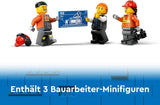 LEGO City Koparka gąsienicowa, zabawkowa koparka dla dzieci od 8 lat, zabawka konstrukcyjna z modelem koparki, ciężarówka do zbudowania z akcesoriami i 3 minifigurkami 60420 Zestawy konstrukcyjne Besuche den LEGO-Store
