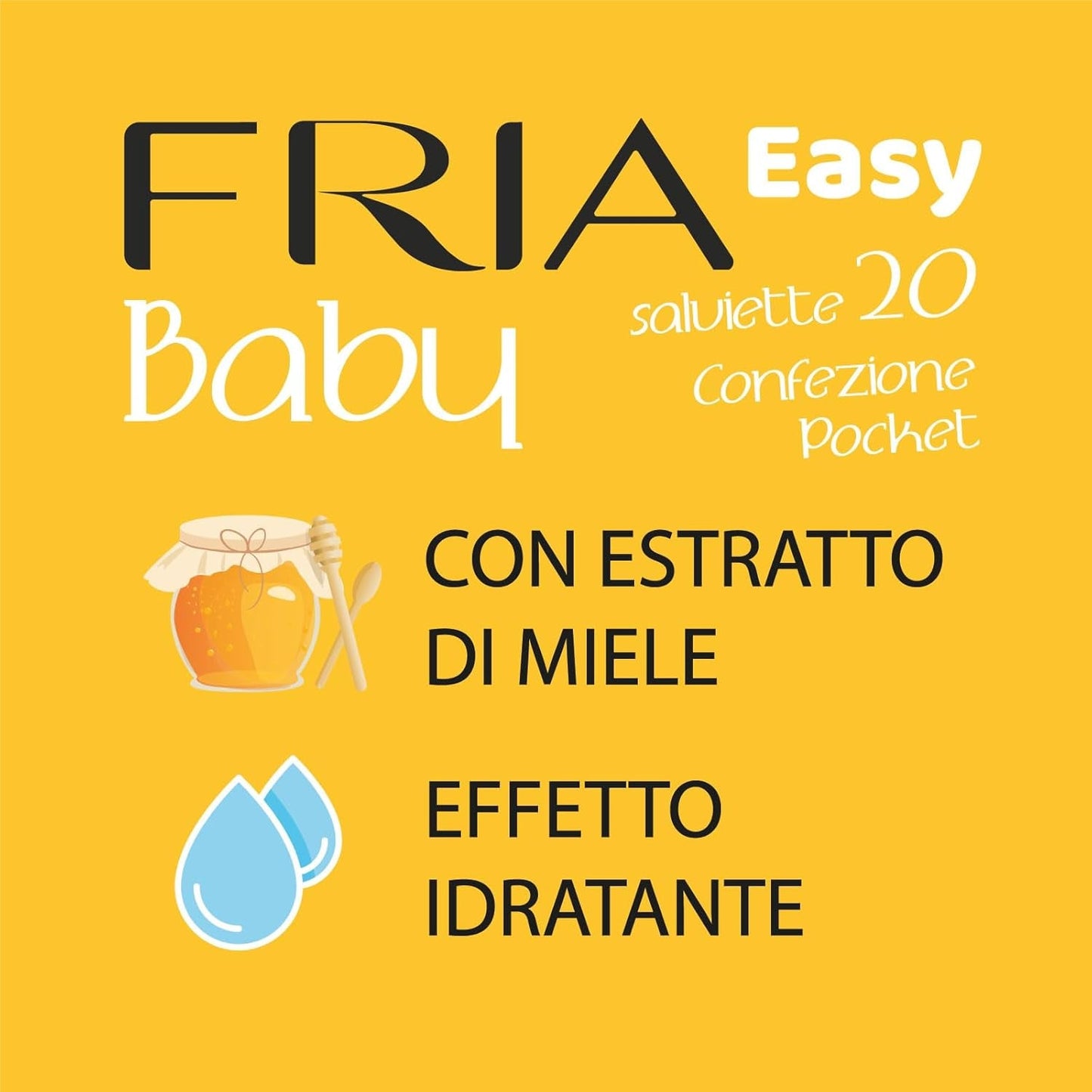 Chusteczki nawilżane Easy Baby z ekstraktem z aloesu i miodu nawilżające skórę, testowane dermatologicznie, opakowanie 20 szt. chusteczek