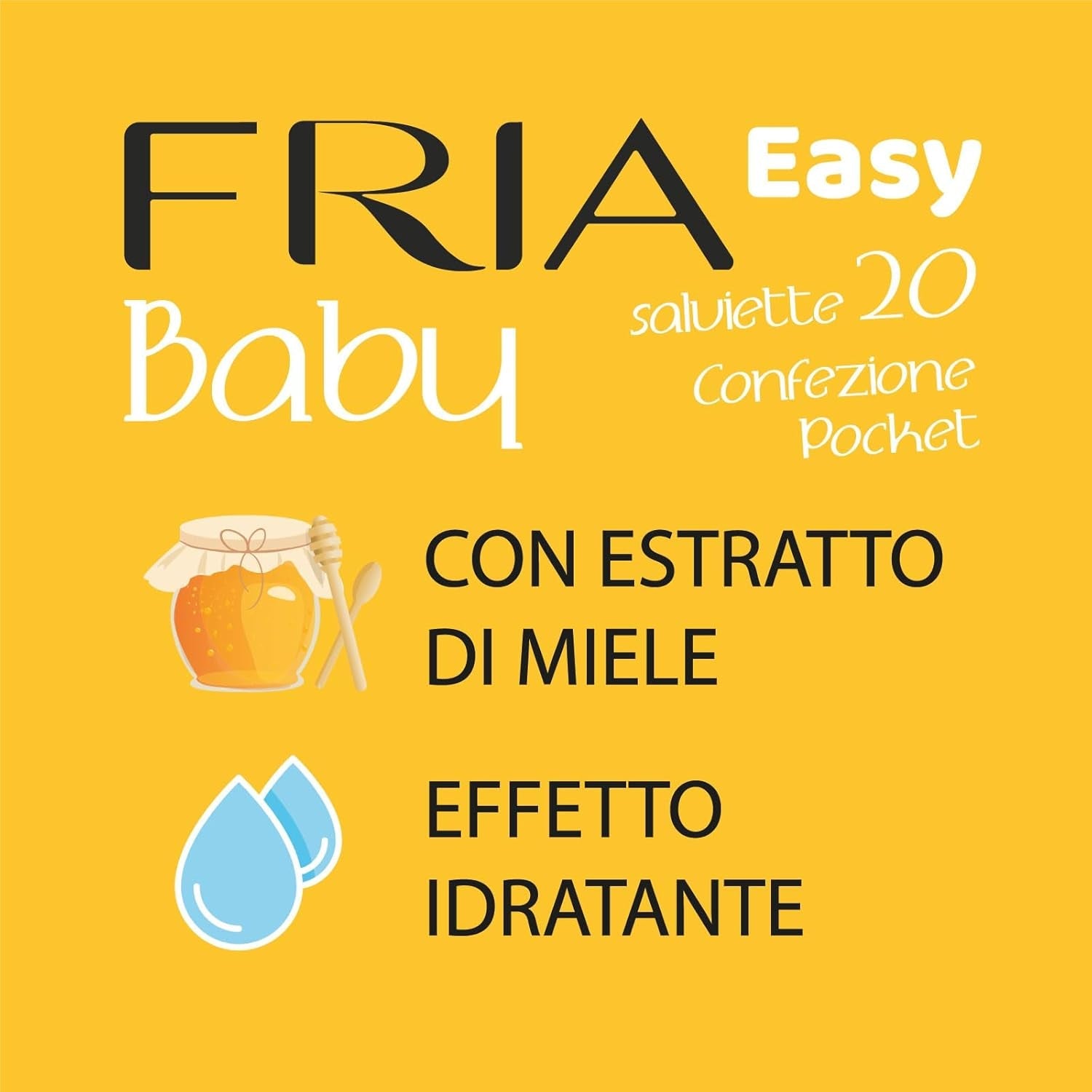 Chusteczki nawilżane Easy Baby z ekstraktem z aloesu i miodu nawilżające skórę, testowane dermatologicznie, opakowanie 20 szt. chusteczek