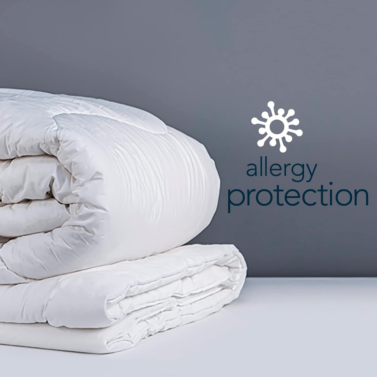 Kołdra dla alergików Snuggledown Freshwash, 13,5 Tog Winter Warm, bawełniana, biała, łóżko pojedyncze. Kołdry i kołdry Naty Shop