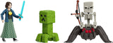 Zestaw Mattel Minecraft Story z 4 figurkami i 3 akcesoriami Spotkania w świecie Minecraft Kolekcjonerska zabawka inspirowana filmem JFR70 Figurki Naty Shop