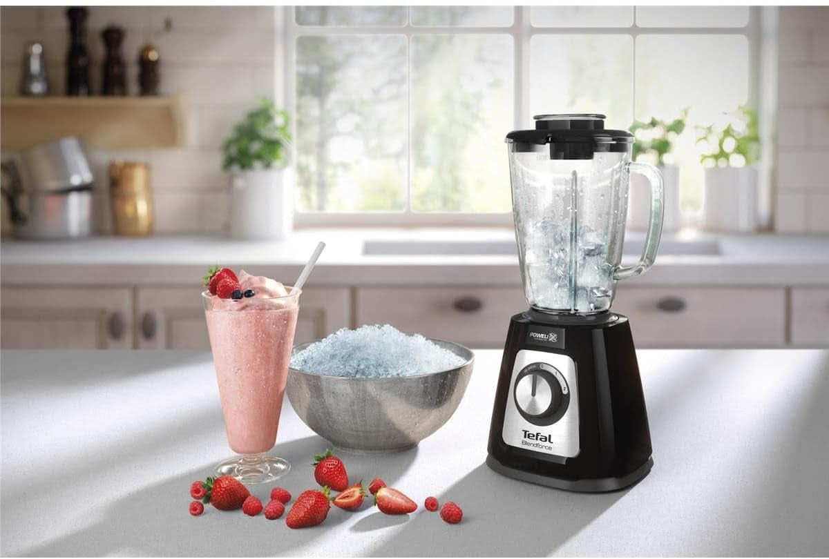 Tefal BL435831 BL4358 Mikser stojący, szklany, 1,75 litra, Schwarz Kitchen Naty Shop