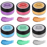 Brokat jadalny, Zestaw 4 lub 6 odcieni kolorów, 4 gramy na produkt Glitter Naty Sklep 6 kolorów