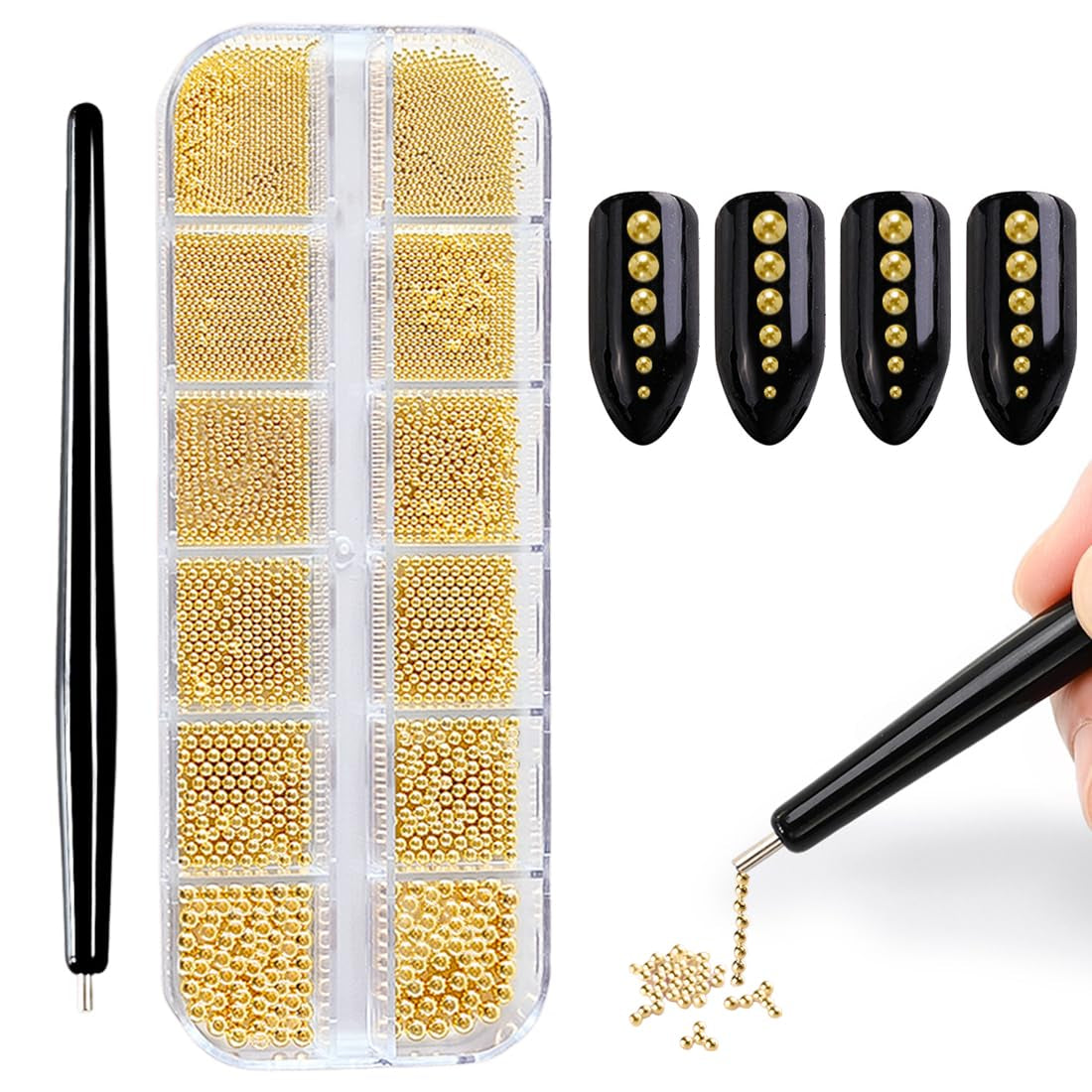 100 szt. 3D Blume Nagel Charms Nägel Zubehör Nageldesign Glitzersteine ​​​​Nailart Strasssteine ​​​​Kwiatowe zawieszki do paznokci Luminous Flower Nail Art Charms Bunte Blumen Deko Nagel Steinchen Kwiaty do paznokci