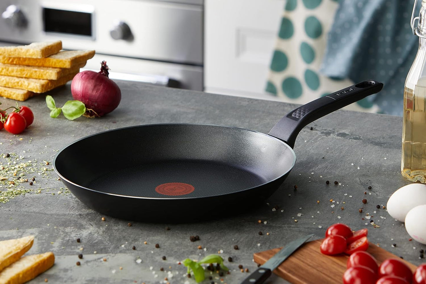 Tefal Easy Cook & Clean, powłoka nieprzywierająca, wskaźnik temperatury, niezalecany do garnków i patelni indukcyjnych Naty Shop