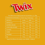 Batony białej czekolady Twix | Karmel, Ciastka, Biała Czekolada | Czekoladowe opakowanie zbiorcze | 5 batonów (5 x 46 g) (opakowanie 5 sztuk)