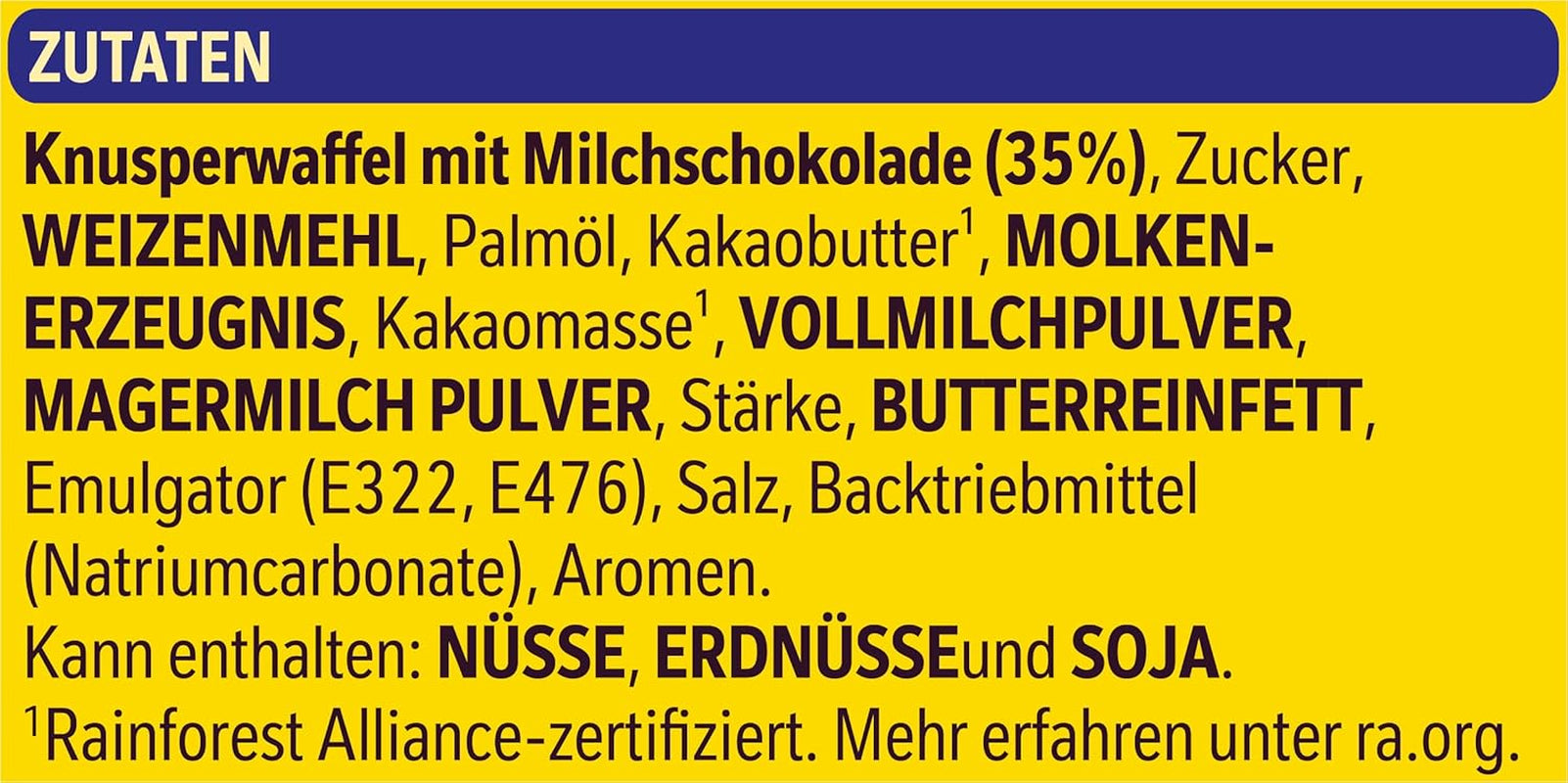 Nestlé Crunchy Waffle Pyszny batonik waflowy z mlecznej czekolady Opakowanie zbiorcze 1 opakowanie (3 x 26 g każdy)