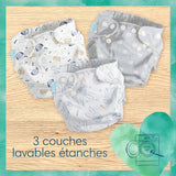 Pampers - Hybrydowy zestaw startowy Harmony, 3 zmywalne pieluszki + 25 jednorazowych warstw wierzchnich - 1 opakowanie