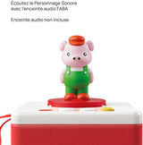 Figurka dźwiękowa Trzy małe świnki - opowieści z dźwiękiem - zabawka, treści edukacyjne, wersja francuska, dzieci w wieku od 4 do 6 lat Bebe Toys Naty Shop