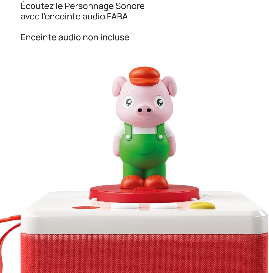 Figurka dźwiękowa Trzy małe świnki - opowieści z dźwiękiem - zabawka, treści edukacyjne, wersja francuska, dzieci w wieku od 4 do 6 lat Bebe Toys Naty Shop