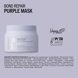Schwarzkopf Professional BLONDME Bond Repair Purple Mask Maska do włosów chłodnych Neutralizuje żółte odcienie do włosów farbowanych, rozjaśnianych i jasnych Głęboko odżywiająca i wzmacniająca maska do włosów 200 ml Naty Shop