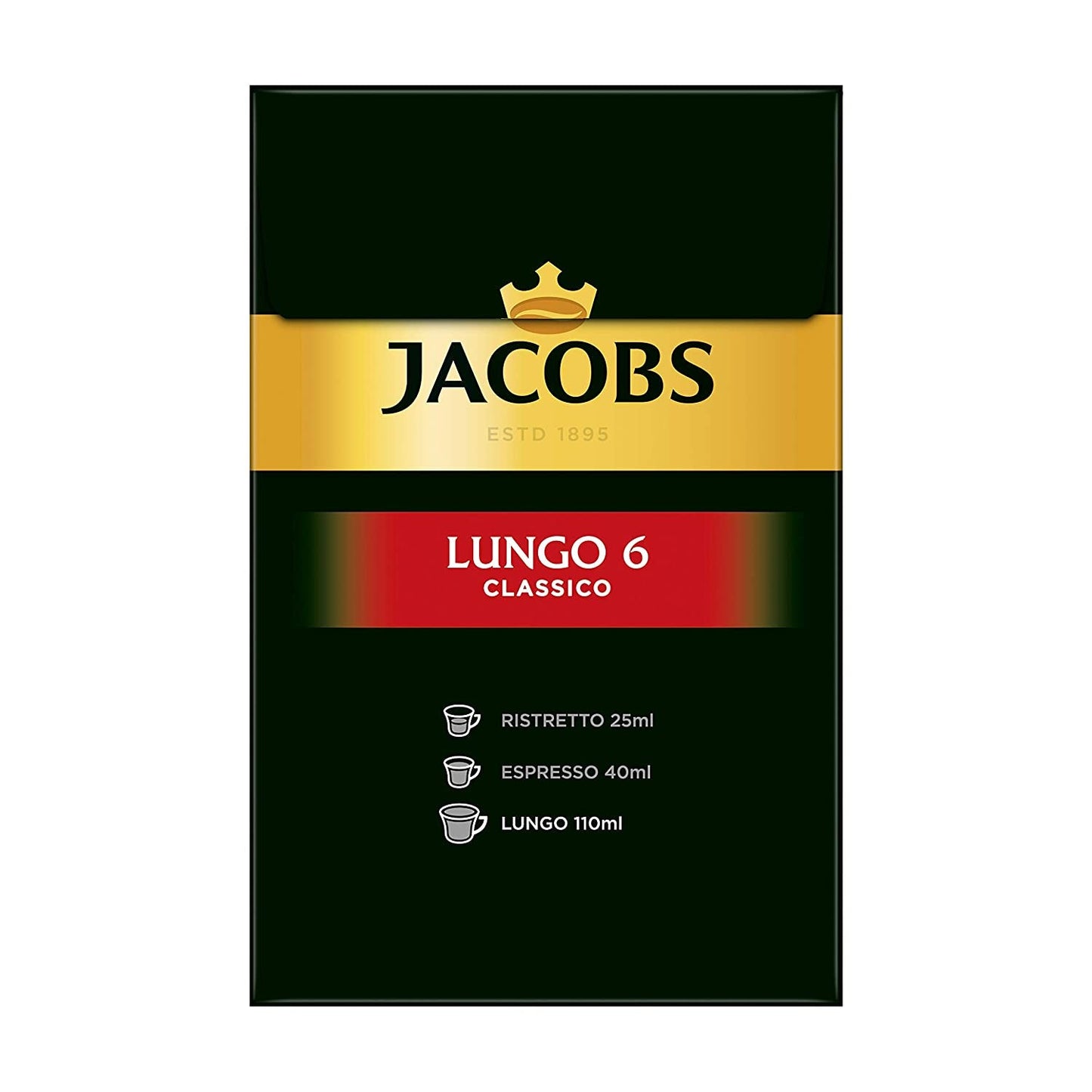 Kaffeekapseln Lungo Classico (nur für kurze Zeit) Megapack XXL i Kaffeekapseln Lungo Decaffeinato- Intensität 6-200 Kapseln kompatybilny z Nespresso, opakowanie 10er, 10 x 20 Getränke