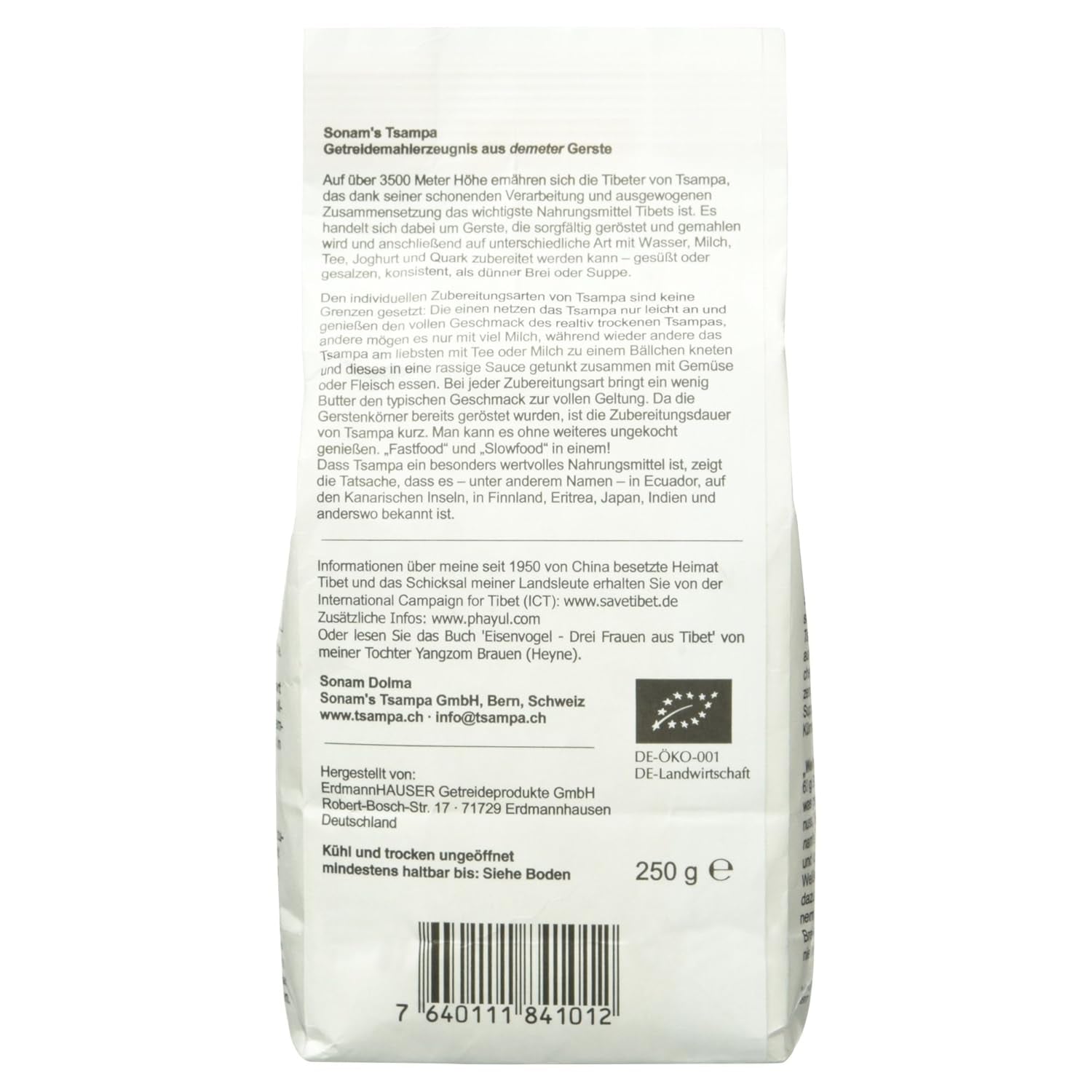 Jęczmień Tsampa od Sonam, 250g