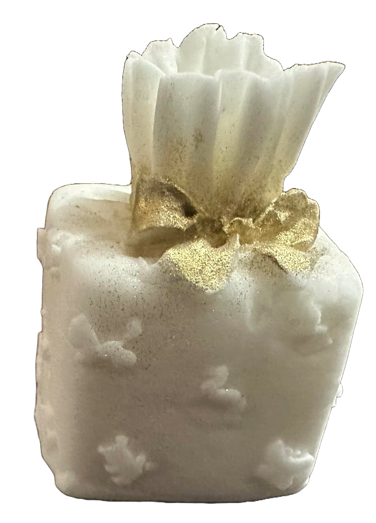 Dekoracja cukrowa jadalna, worek Świętego Mikołaja. Ozdoby ze sklepu Sugar Paste Nati