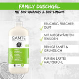 SANTE Natural Cosmetics Odświeżający żel pod prysznic o cytrusowym zapachu, 950 ml Prysznic i kąpiel Naty Shop