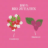 Cupper Organiczna herbata owocowa Żurawina Malina | Herbata malinowa | 250 niebielonych torebek herbaty | Duża paczka | Idealny do biura | Ekologiczne | Sprawiedliwy handel