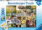 Puzzle Ravensburger dla dzieci - 13353 Urocze zwierzęta dla dzieci - 200 elementów Puzzle dla dzieci w wieku 8+ Puzzle Naty Shop Domyślny tytuł