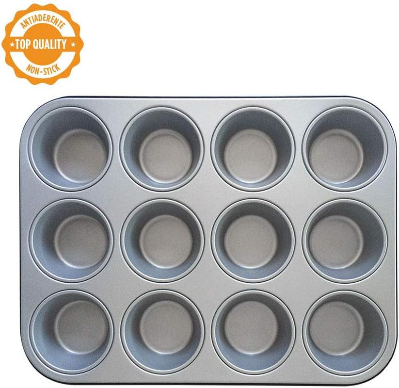 0062750 blacha do pieczenia na 12 muffinów Formy i blachy do pieczenia Naty Shop