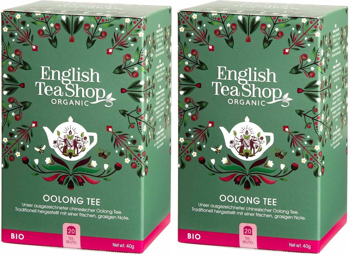 English Tea Shop - Thé Oolong Bio (opakowanie 2 szt.)