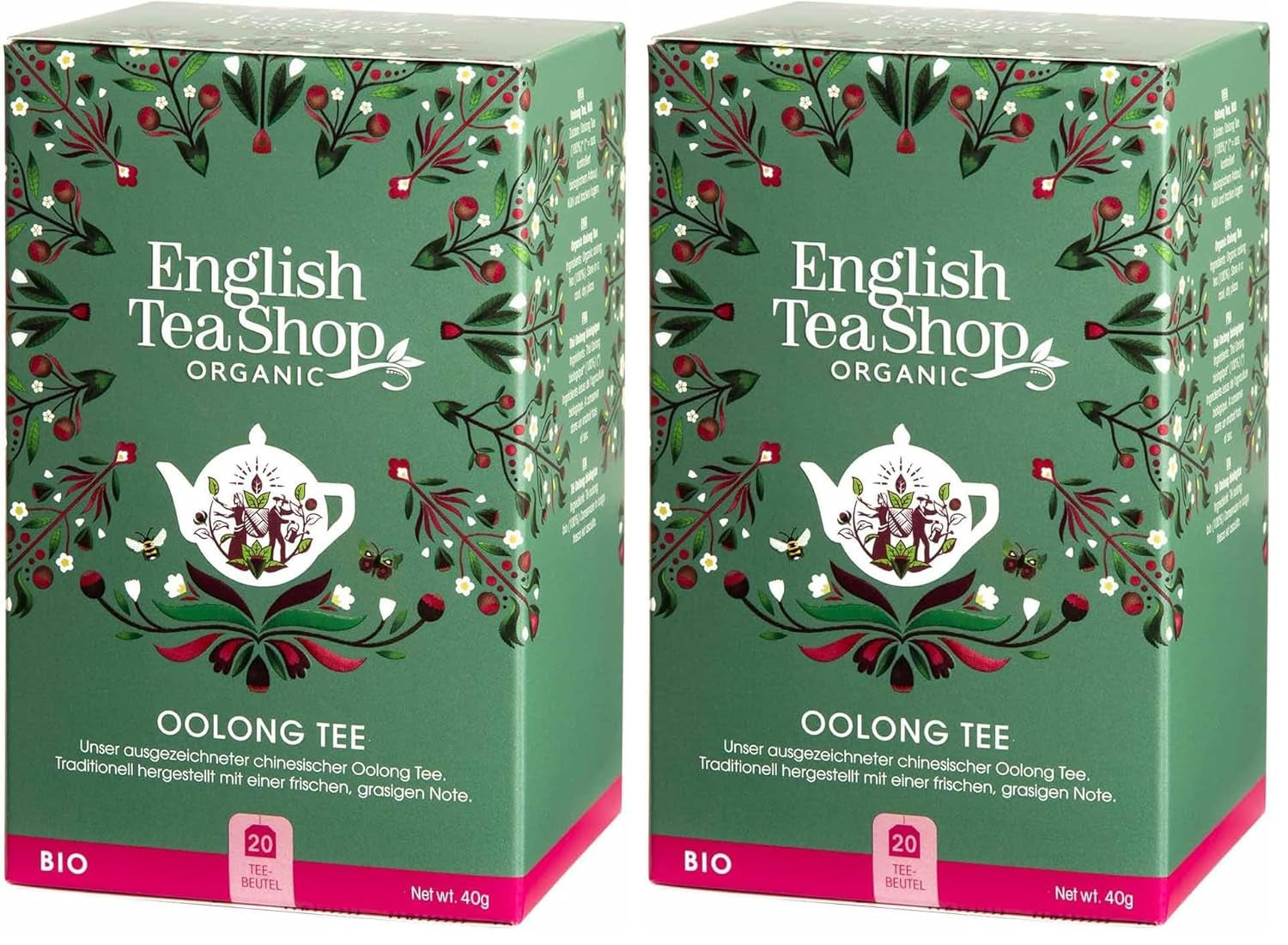 English Tea Shop - Thé Oolong Bio (opakowanie 2 szt.)